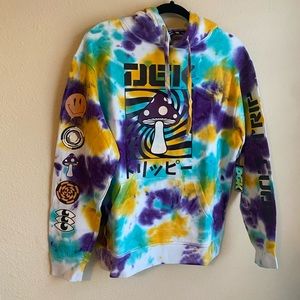 DGK Psychedelic Hoodie Size S NWT